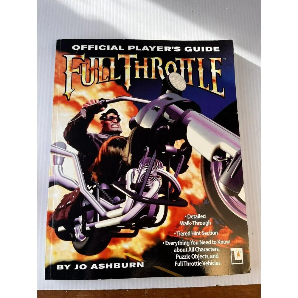 Full Throttle Official Players Guide by Joe Ashburn (1995, Paperback)